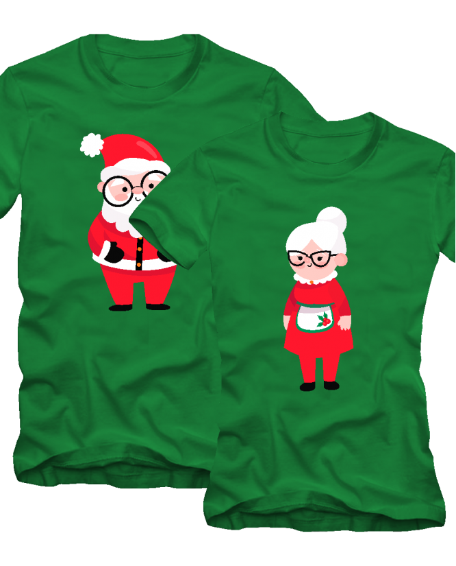 Santa and Santa's Wife Santa and Santa's Wife
